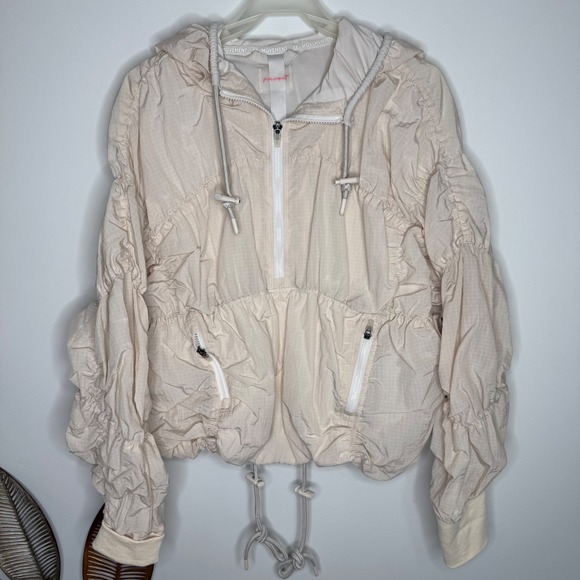 M23 FP MOVEMENT light packer hike pullover jacket in bleached clay Sz S - Picture 5 of 11